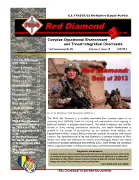 Red Diamond Newsletter (BMA Ctr)
