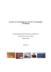 A Review of Archaeology and Rock Art in the Dampier Archipelago
