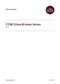 FTSE China B Index Series V2.6
