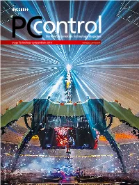 Stage Technology Compendium 2016 © Ralph@Larmann.Com 2 Contents PC Control Stage Technology Compendium 2016