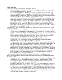 Theory of History in Which the Proletariat Inevitably End up the Dominant Order; This Has Proven Historically to Be False