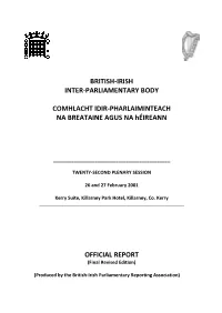14Th Plenary Session