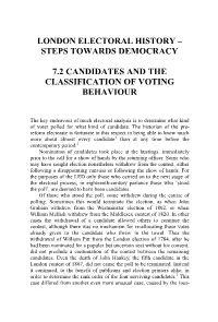 Classification of Candidates