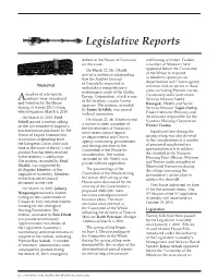 Legislative Reports