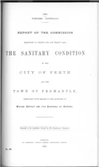 The Sanitary Condition