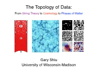 The Topology of Data