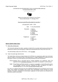 Cop18 Com. I Rec. 6 (Rev