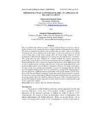 Trends in Dacwah Activities in Ilorin: an Appraisal of the Jabata Group