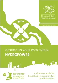 Generating Your Own Energy Hydropower