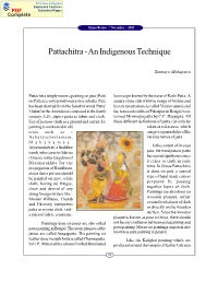 Pattachitra-An Indigenous Technique