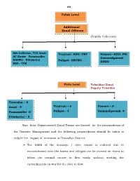 Taluk Level Additional Zonal Officers