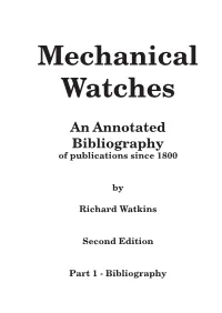 An Annotated Bibliography of Publications Since 1800