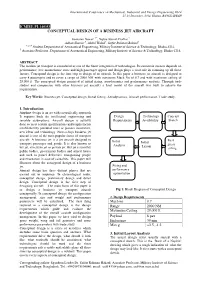 Conceptual Design of a Business Jet Aircraft