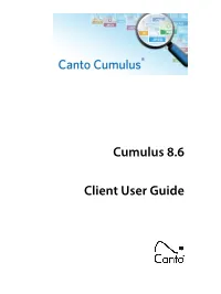 Cumulus User Guide