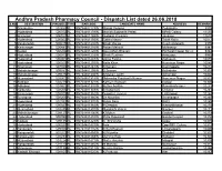 Dispatch List Dated 26.06.2018