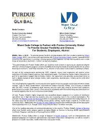 Miami Dade College to Partner with Purdue University Global to Provide Greater Flexibility and Choices for Students, Employees, Alumni
