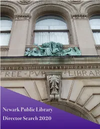 Newark Public Library 2020 Director Search 3-26