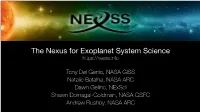 The Nexus for Exoplanet System Science
