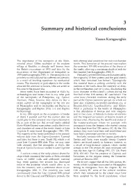 3 Summary and Historical Conclusions
