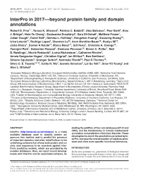 Interpro in 2017––Beyond Protein Family and Domain Annotations Robert D