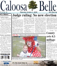Judge Ruling: No New Election