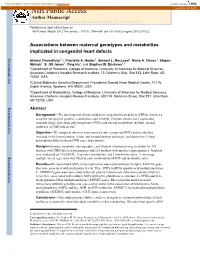 NIH Public Access Provided by CDC Stacks Author Manuscript Mol Genet Metab