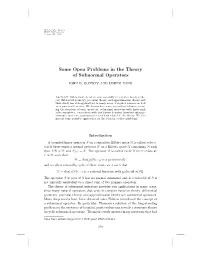 Some Open Problems in the Theory of Subnormal Operators