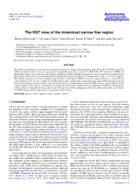 The HST View of the Innermost Narrow Line Region