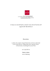 Visualization and Validation of (Q)Sar Models