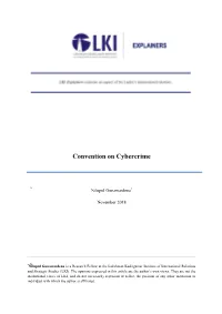 Convention on Cybercrime