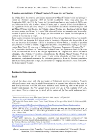 Exécution Extrajudiciaire D'ahmed Yassine Le 22 Mars 2004 En