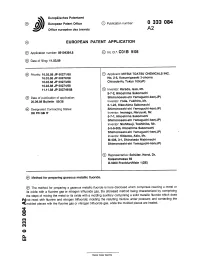 Method for Preparing Gaseous Metallic Fluoride