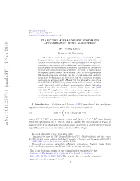 Trajectory Averaging for Stochastic Approximation MCMC Algorithms