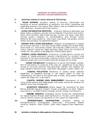 I. Activities Relating to Ocean Science & Technology 1. POLAR