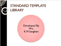 Standard Template Library
