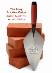 The Abey Brickie's Guide
