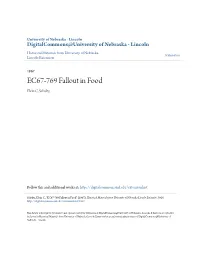 EC67-769 Fallout in Food Elvin C