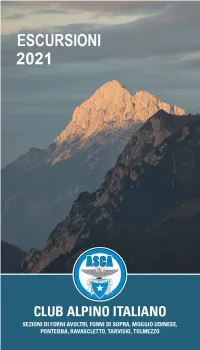 Escursioni 2021
