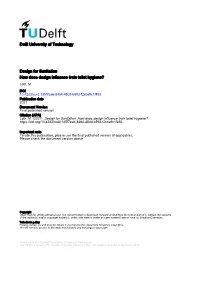 Delft University of Technology Design for Sanitation How Does