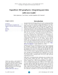 Expedition 302 Geophysics: Integrating Past Data with New Results1 Martin Jakobsson,2 Tom Flodén,2 and the Expedition 302 Scientists2