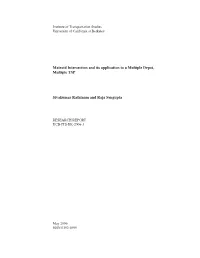Matroid Intersection and Its Application to a Multiple Depot, Multiple TSP