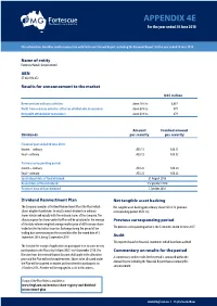 Annual Report, Including the Financial Report, for the Year Ended 30 June 2018