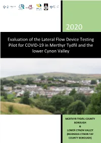 Evaluation of the Lateral Flow Device Testing Pilot for COVID-19 in Merthyr Tydfil and the Lower Cynon Valley