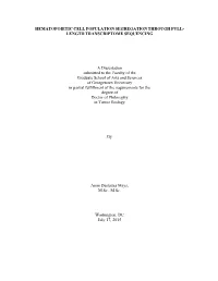 LENGTH TRANSCRIPTOME SEQUENCING a Dissertation