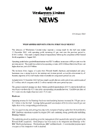 118 Per Cent to $1.5 Billion in the First Half