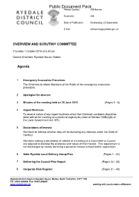 Agenda Document for Overview and Scrutiny Committee, 01/10/2015 18
