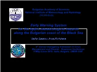 Early Warning System for the Hydro-Meteorological Hazards Along the Bulgarian Coast of the Black Sea