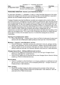 FRANCHISE VARIATION - Service Level Commitment (SLC)