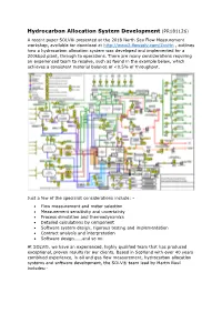 Hydrocarbon Allocation System Development (PR181126)