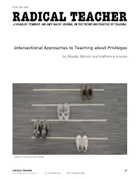 Intersectional Approaches to Teaching About Privileges